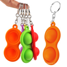 Simple Dimple Fidget Toy Bubble Fidget Push Pop Keychain Toys